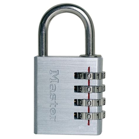 how to open master lock 4 digit combination